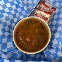 Vegan soup at Munchen Haus in Leavenworth