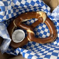 Pretzel with no butter, no cheese  at Munchen Haus in Leavenworth