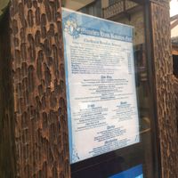 Menu  at Munchen Haus in Leavenworth