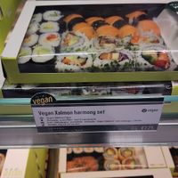 Vegan xalmon at Wasabi - O2 in South East London