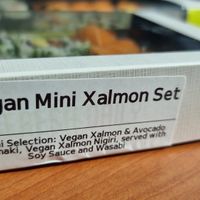 Vegan mini xalmon set at Wasabi - O2 in South East London
