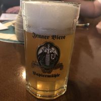 Lokales Bier  at Braugaststätte Papiermühle in Jena