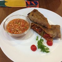 Burritos at Cafe SOK in Moscow