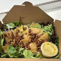 This salad does have honey  at Willamette Artisan Pizza in Eugene