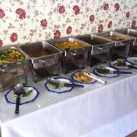 Buffet at Phounsub Restaurant in Vientiane