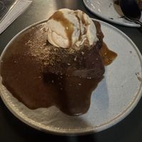 Sticky toffee brownie with ice creamm  at Planta Queen - Fort Lauderdale in Fort Lauderdale