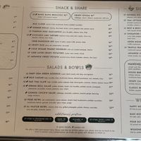 December 2024 menu  at Planta Queen - Fort Lauderdale in Fort Lauderdale