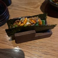 Sweet Potato hand roll    at Planta Queen - Fort Lauderdale in Fort Lauderdale