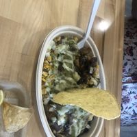 Burrito bowl w/ tandoori eggplant barbacoa  at Tacowala in Somerville