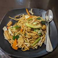 Vegan lo mein at All Phở You in Des Moines