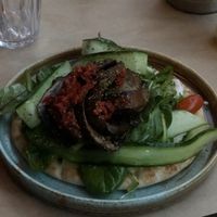 Mushroom shawarma  at The Kourmpeti - To Koypmtteti in Thessaloniki