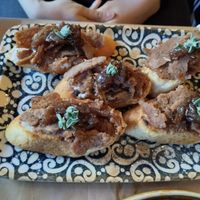 Bruschetta with "meat" at The Kourmpeti - To Koypmtteti in Thessaloniki