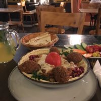 Falafel plate.   at Mazaya in Krakow