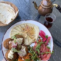 Falafel   at Mazaya in Krakow
