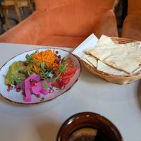 Pickles and veg at Mazaya in Krakow