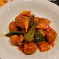 Sweet and sour "pork" at Sairaien in Tokyo