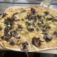 Flammkuchen  at Blauer Fuchs in Freiburg