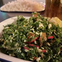 Kale and radish salad  at The Coconut Tree in Bath