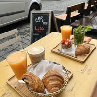 Breakfast options  at LUDO in Ghent