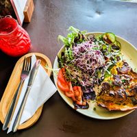 Quiche at Ludo Kafe at LUDO in Ghent