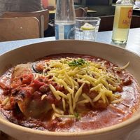 Vegan lasagna  at LUDO in Ghent