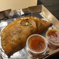 Skinny V Calzone  at Sauce on the Side - N 8th St in St Louis