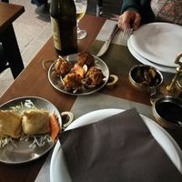 Samosas and Pakoras at Taj Mahal in Ferrara