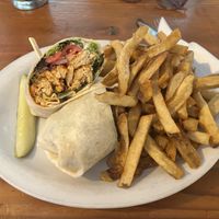 Vegan wrap  at The Olde Angel Inn in Niagara-on-the-lake