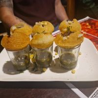 Pani puri at Tandoor Indian Restaurant in Accra