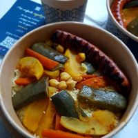 The veggie with merguez option at Walida in Versailles