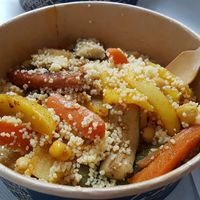 Veggie couscous at Walida in Versailles