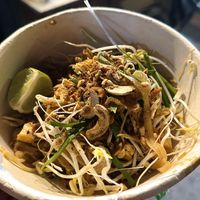 Vegan pad Thai (60 THB)  at Pad Thai Cart in Pai