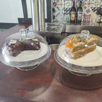 Vegan cakes at Veggira in Bilbao