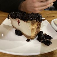 Vegan cheesecake  at Veggira in Bilbao