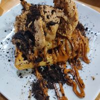 waffle at Veggira in Bilbao