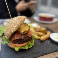 Burger   at Veggira in Bilbao