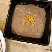 Natillas de chocolate  at Veggira in Bilbao