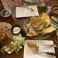 Croquettes, nuggets, brochettes - mmmm!  at Veggira in Bilbao