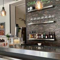 Lemon cake 🍰   at Chia Chill Café in Madrid