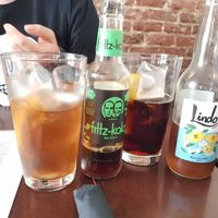 Eco drinks at Chia Chill Café in Madrid