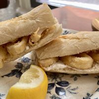 Bocata de calamares  at Chia Chill Café in Madrid