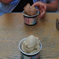 ferrero and banoffee ice cream at Sugar Killer in Athens