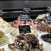 Closeup of some options   at Sugar Killer in Athens