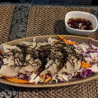 Shiitake Gyoza at Poke Bowl in Koh Chang