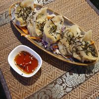 Gyoza starter at Poke Bowl in Koh Chang