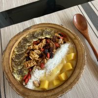 Mango smoothie bowl  at Poke Bowl in Koh Chang