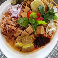 Khao Soi tofu at Poke Bowl in Koh Chang