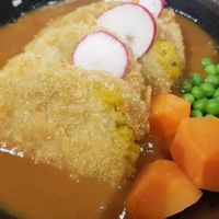 Pumpkin katsu curry rice bowl at Kato - City Centre in Newcastle Upon Tyne