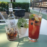 ginger-mint lemonade (homemade) at Entrega430 X Veggiezz in Linz