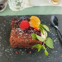 brownie at Entrega430 X Veggiezz in Linz